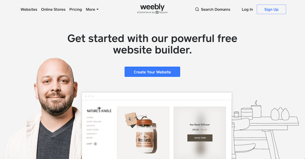 Best Small Business Website Builder Weebly Homepage 