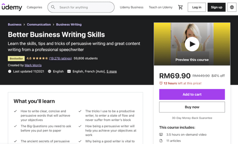 Better Business Skills Online Writing Course Happy Woman