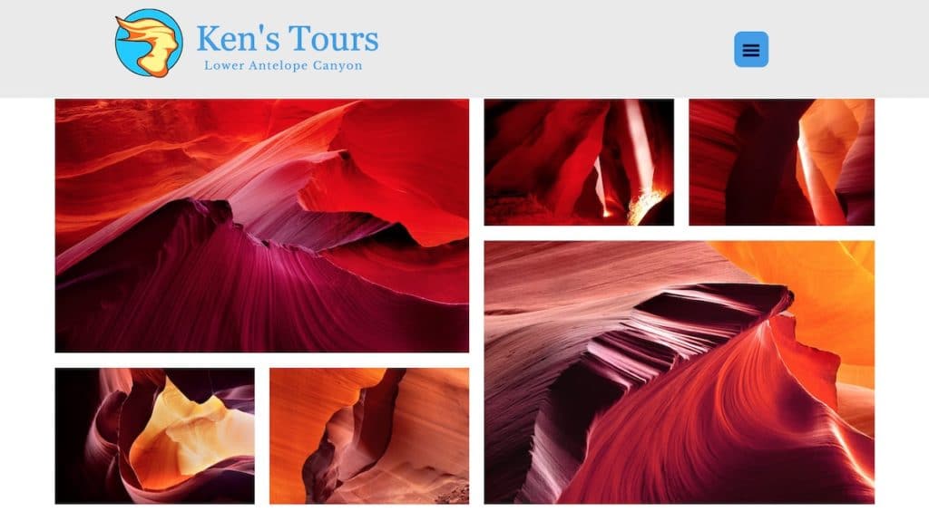 Tour Guide Website: Ken's Tours